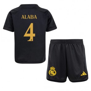 Real Madrid David Alaba #4 Replica Third Stadium Kit for Kids 2023-24 Short Sleeve (+ pants)